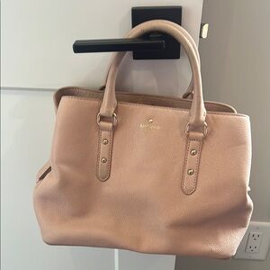 Kate Spade Pink Leather Tote Bag